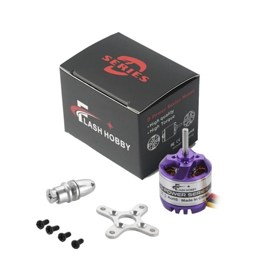 Original FlashHobby D2830 2830 1300KV BLDC Außenläufer Brushless Motor Drohnenmotor für RC-Flugzeuge RC-Flügelteile